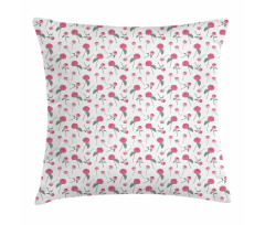 Romantic Flowers Valentine's Pillow Cover