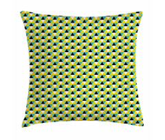 Abstract Colored Triangle Pillow Cover