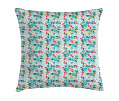 Spring Foliage Berries Pillow Cover