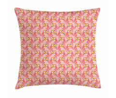 Tropical Bird Hawaii Pastel Pillow Cover