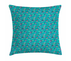 Flower Branches Summer Pillow Cover