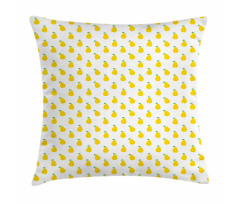 Graphic Pear Fruit Motifs Pillow Cover