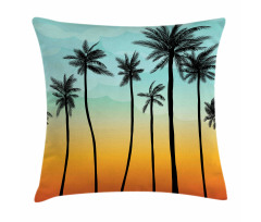 Ombre Effect Landscape Pillow Cover