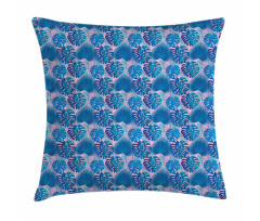 Exotic Palm Monochrome Pillow Cover