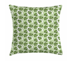 Palms and Monsteras Pillow Cover