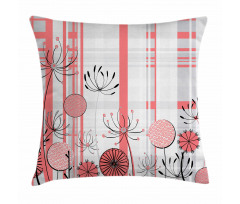 Modern Abstract Botanical Pillow Cover