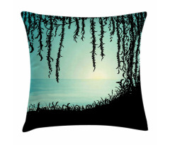 Liana Cave and Sea Pillow Cover