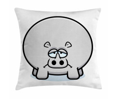 Animal with Sad Expression Pillow Cover