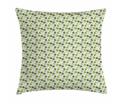 Greenery Foliage Details Pillow Cover