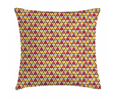 Grunge Triangles Splashes Pillow Cover