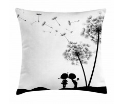 Boy and Girl Pillow Cover
