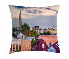 South Carolina Buildings Pillow Cover