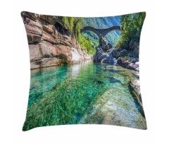 Double Arched Bridge Pillow Cover