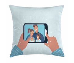 Motherhood Illustration Pillow Cover