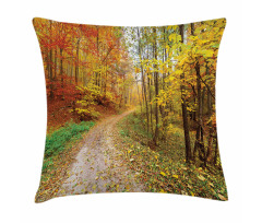 Colorful Autumnal Landscape Pillow Cover