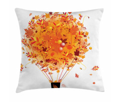 Autumn Concept Air Balloon Pillow Cover