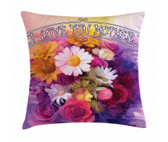 Blossoming Roses Pillow Cover