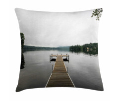 Calm Water Overcast Weather Pillow Cover