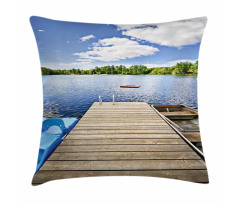 Canada Sunny Day Nature Photo Pillow Cover