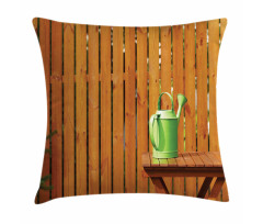 Watering Pot Garden Table Pillow Cover