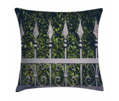 Outdoor Garden Fence Photo Pillow Cover