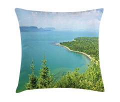 Lake Superior Panoramic Pillow Cover