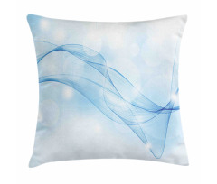 Blurred Motion Swirl Lines Pillow Cover