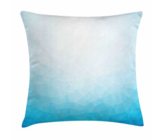 Triangular Ombre Effect Image Pillow Cover