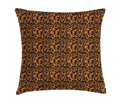 Swirl Flame Patterns Fire Pillow Cover