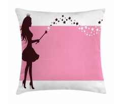 Princess Fairy and Magic Wand Pillow Cover