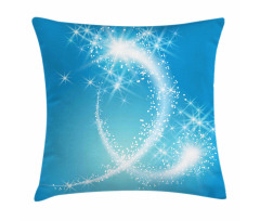 Swirling Stars with Tail Art Pillow Cover