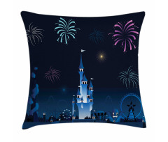 Children Park Firework Castle Pillow Cover