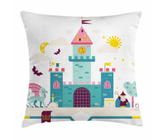 Children Theme Magic Kingdom Pillow Cover