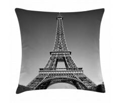 Paris Landmark Pillow Cover