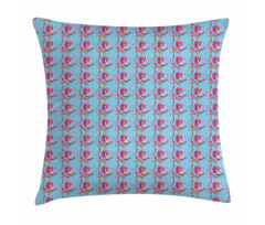 Chaotic Boho Oriental Tulip Pillow Cover