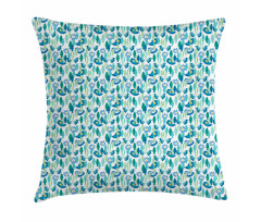 Vibrant Floral Motifs Pillow Cover