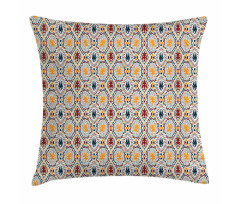 Chevrons Strips and Dots Print Pillow Cover