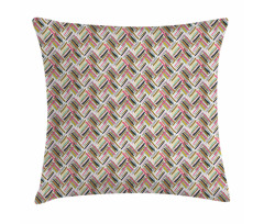 Dots and Stroke Lines Art Pillow Cover