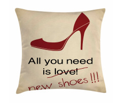 All You Need is New Shoe Pillow Cover