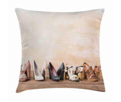 Classy Sleek Shoe Pairs Pillow Cover