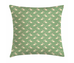 Childish Theme Hare Long Ear Pillow Cover