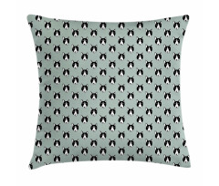 Puppy Heads Pattern Comical Pillow Cover