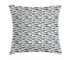 Whales Aquatic Species Marine Pillow Cover