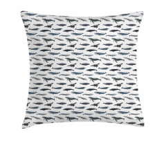 Type of Fish Grey Fin Killer Pillow Cover