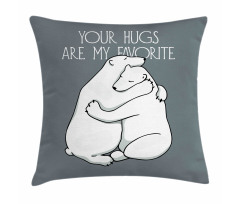 Your Hugs Lettering Valentines Pillow Cover