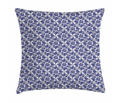 Abstract Rose Flower Branch Pillow Cover
