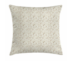 Italian Culture Pasta Pattern Pillow Cover