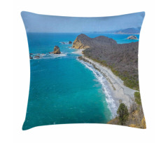 Los Frailes Beach Panoramic Pillow Cover