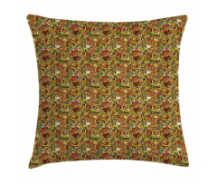 Doodle Culture Pillow Cover