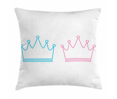 Simple Crown Pillow Cover